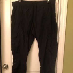 Plus size adjustable length pants